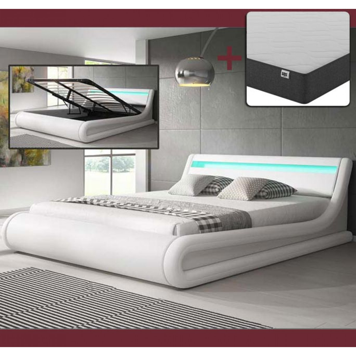 Letto Contenitore Con Materasso